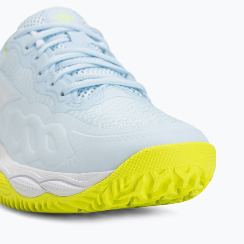 Дамски тенис обувки Mizuno Wave Enforce Court CC W ice water/lightning yellow/ancient 7