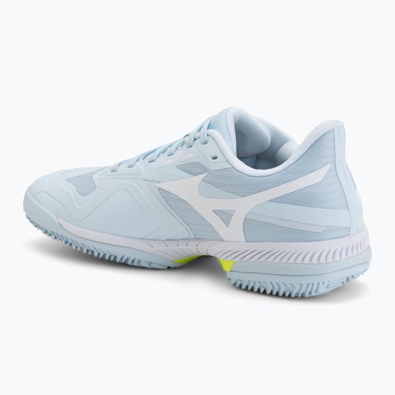 Дамски тенис обувки Mizuno Wave Exceed Court CC ice water/lightning yellow/anc 3
