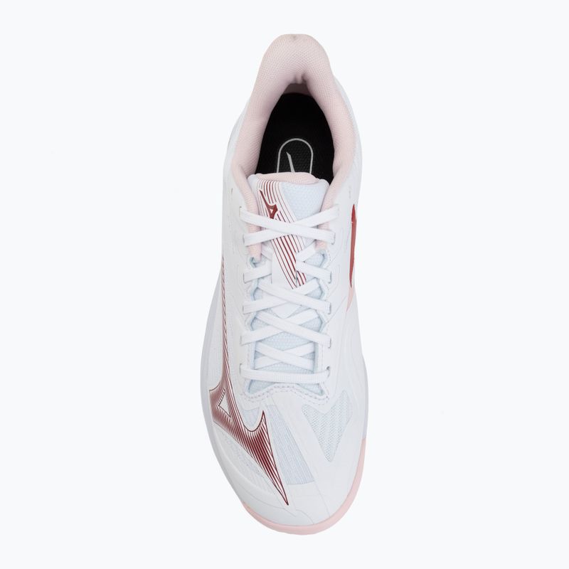 Дамски тенис обувки Mizuno Wave Exceed Court CC white/pinkesque/barbados cherry 5