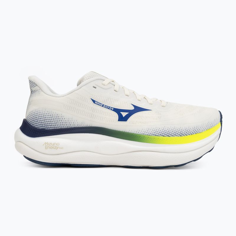 Мъжки обувки за бягане Mizuno Wave Sky 9 snow white/surf the web/lightning yellow 2