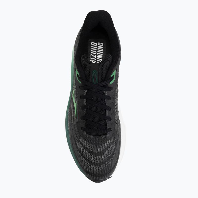 Мъжки обувки за бягане Mizuno Wave Sky 9 black/goblin green/alpine green 5
