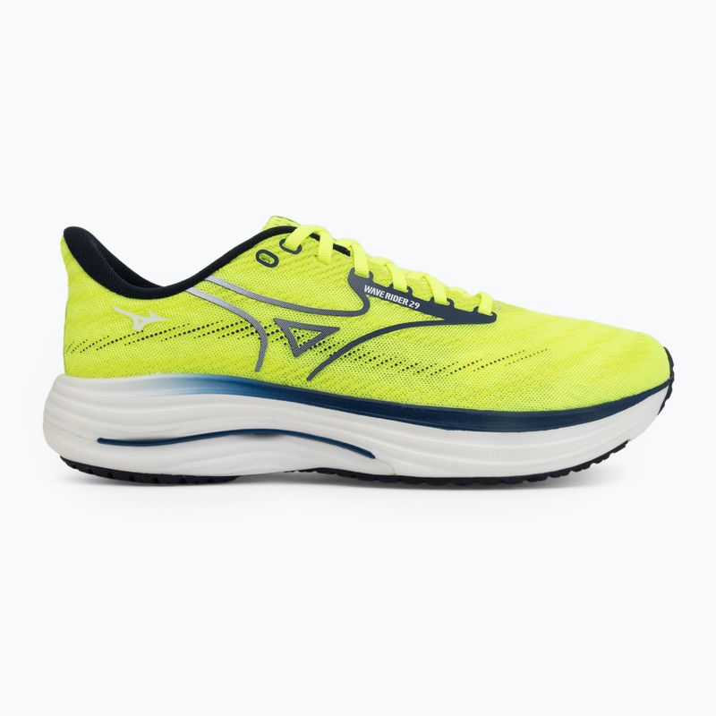 Мъжки обувки за бягане Mizuno Wave Rider 29 lightning yellow/estate blue 2