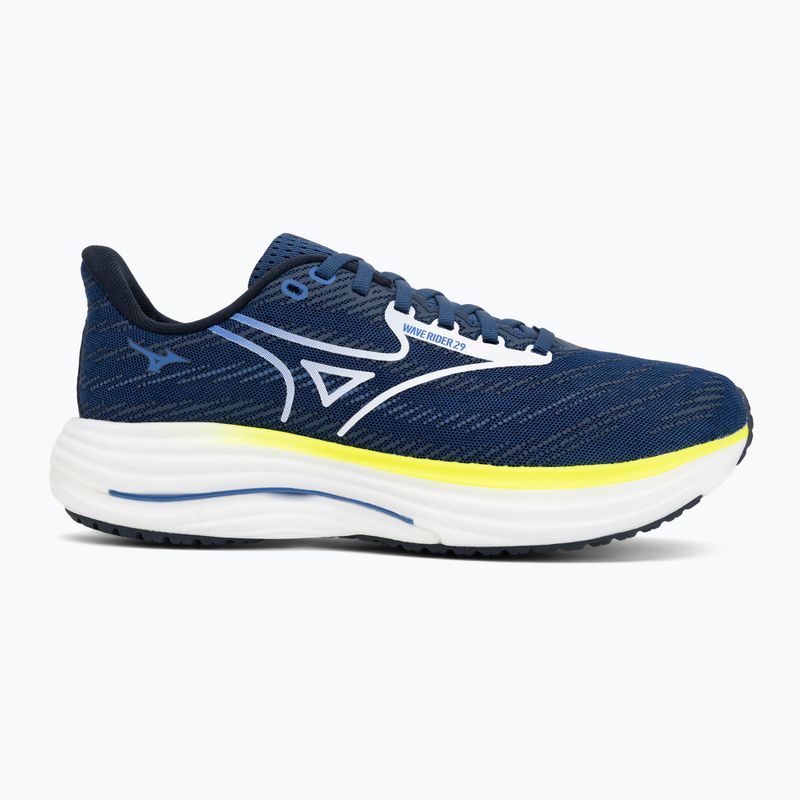 Мъжки обувки за бягане Mizuno Wave Rider 29 estate blue/white/lightning yellow 2