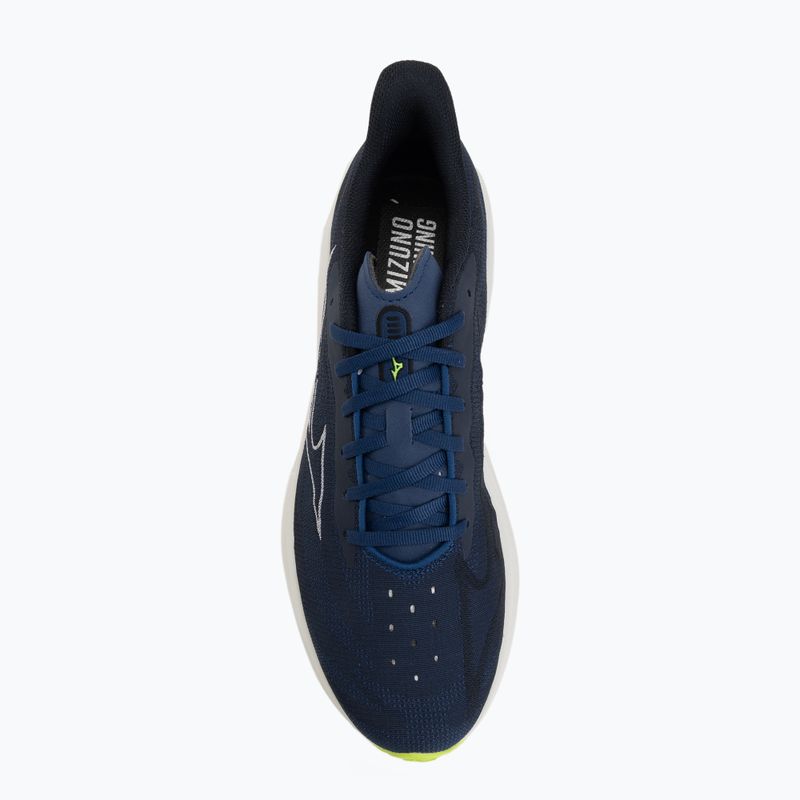 Мъжки обувки за бягане Mizuno Neo Cosmo estate blue/white/lightning yellow 5