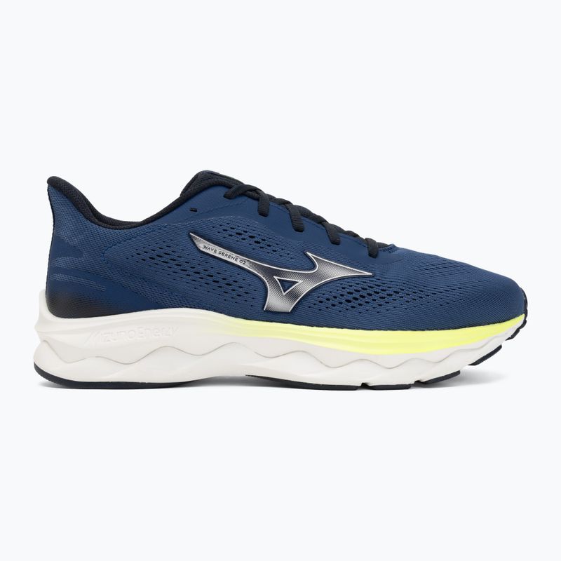 Мъжки обувки за бягане Mizuno Wave Serene 2 estate blue/silver/lightning yellow 2