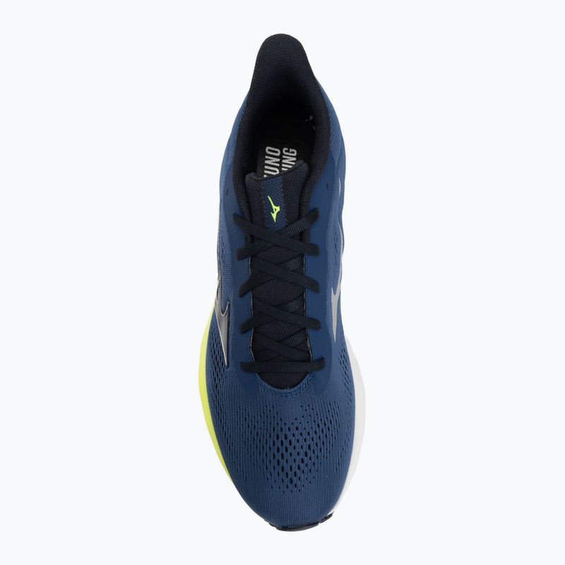 Мъжки обувки за бягане Mizuno Wave Serene 2 estate blue/silver/lightning yellow 5