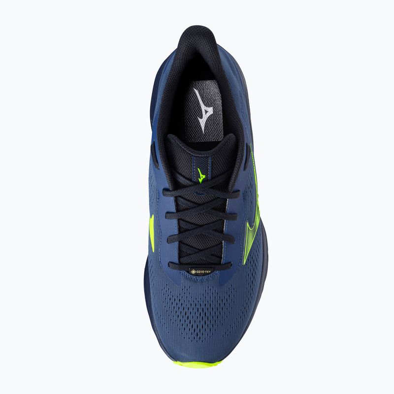 Мъжки обувки за бягане Mizuno Wave Serene 2 GTX estate blue/lightning yellow 11