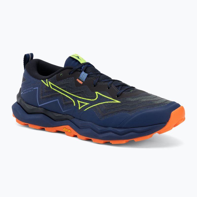 Мъжки обувки за бягане Mizuno Wave Daichi 9 estate blue/lightning yellow
