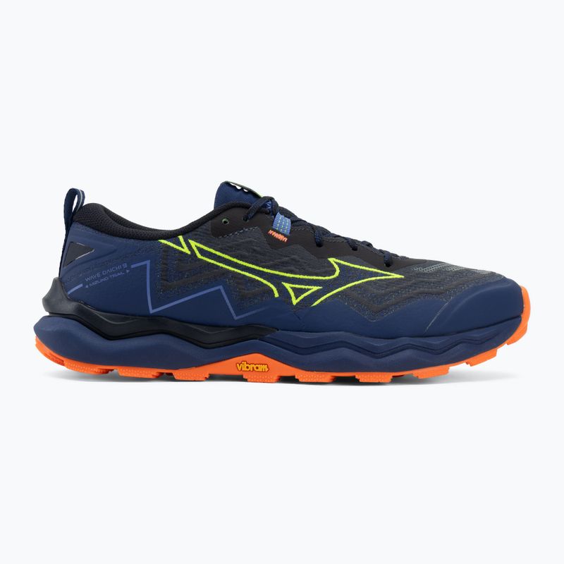 Мъжки обувки за бягане Mizuno Wave Daichi 9 estate blue/lightning yellow 2