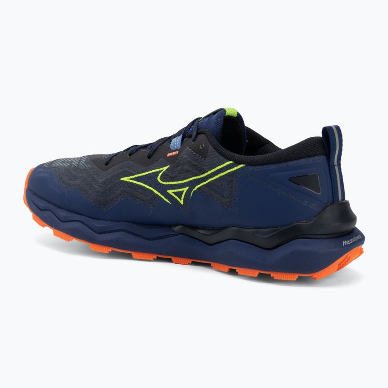 Мъжки обувки за бягане Mizuno Wave Daichi 9 estate blue/lightning yellow 3