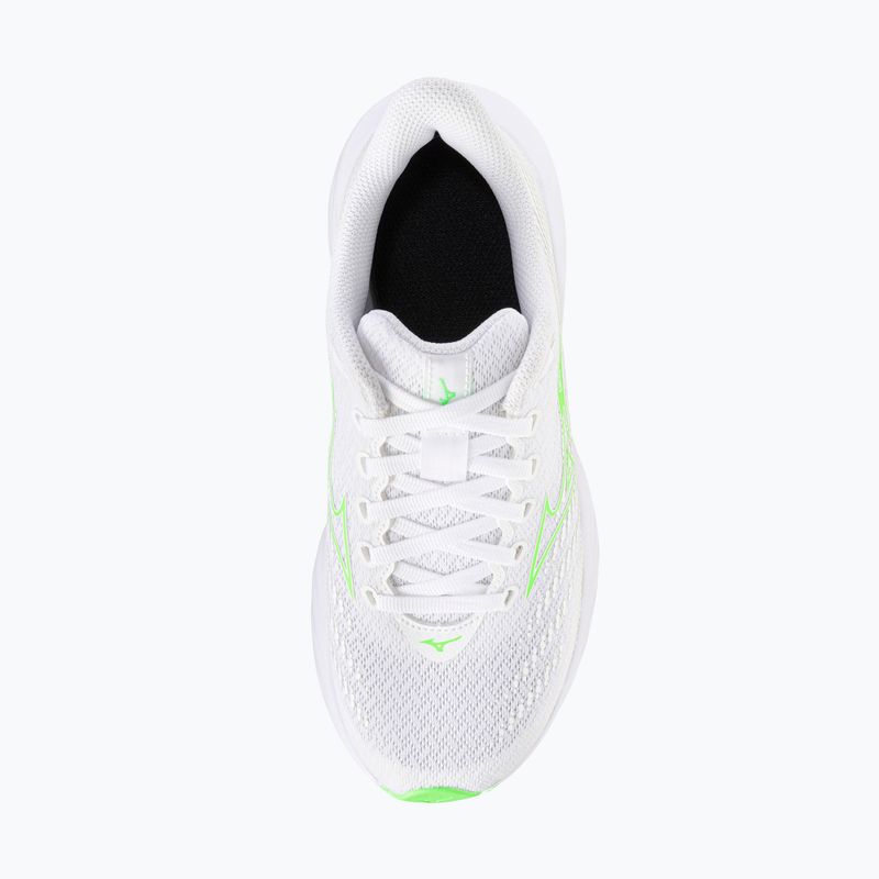 Детски обувки за бягане Mizuno Enerzy Rider Jr white/glowing apple 5