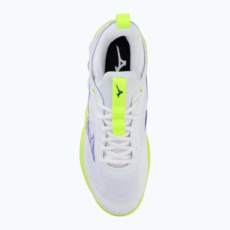 Обувки за волейбол Mizuno Wave Luminous 3 white/lightning yellow/dazzling blue 5