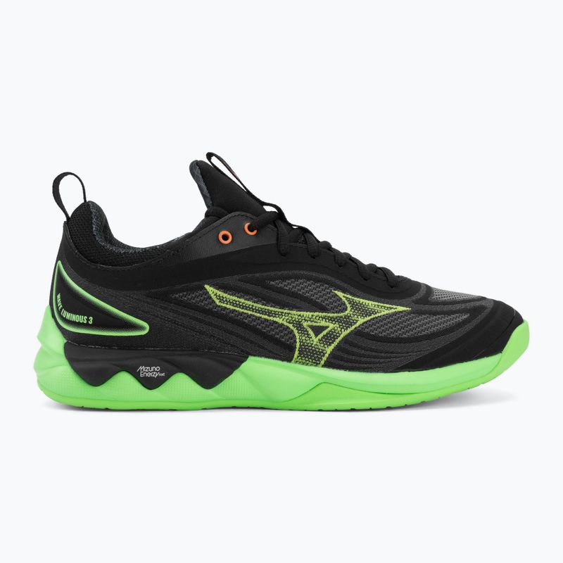 Обувки за волейбол Mizuno Wave Luminous 3 black/glowing apple/mandarin orange 2