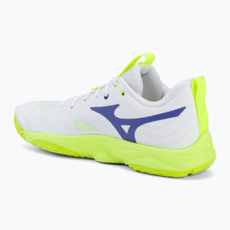 Обувки за волейбол Mizuno Wave Momentum Elite white/lightning yellow/dazzling blue 3