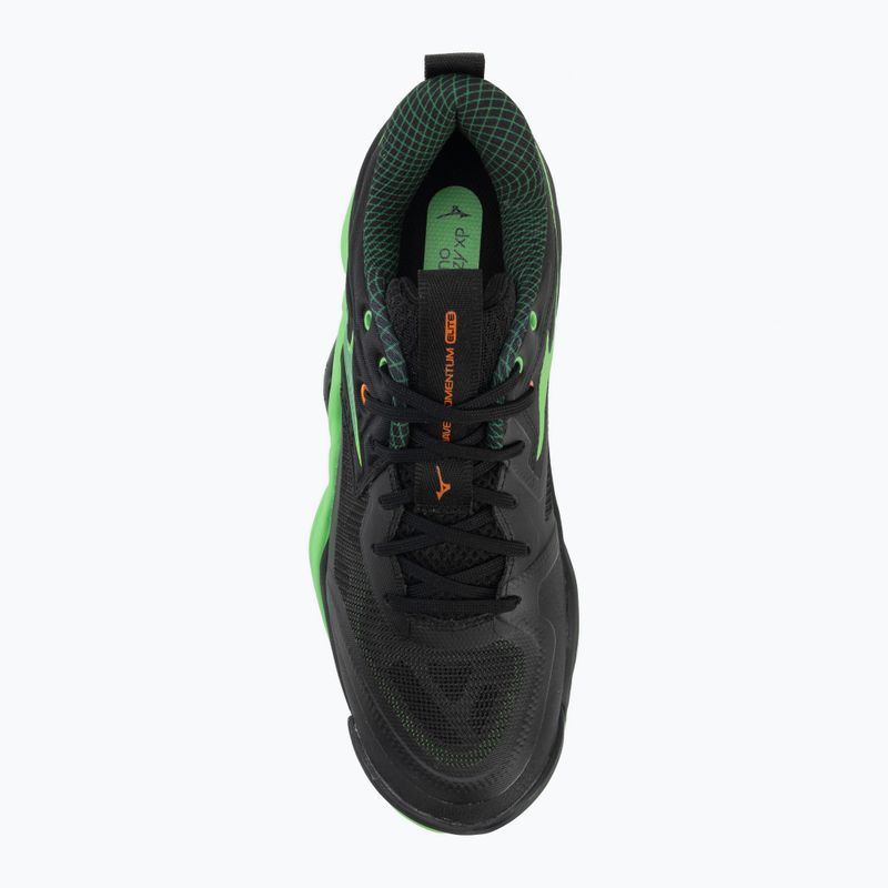 Обувки за волейбол Mizuno Wave Momentum Elite black/glowing apple/mandarin orange 5