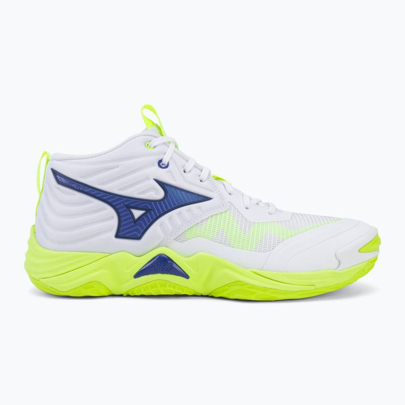 Обувки за волейбол Mizuno Wave Momentum Elite Mid white/lightning yellow/dazzling blue 2