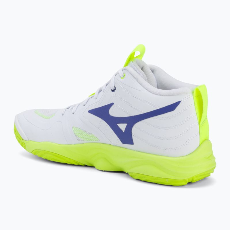Обувки за волейбол Mizuno Wave Momentum Elite Mid white/lightning yellow/dazzling blue 3