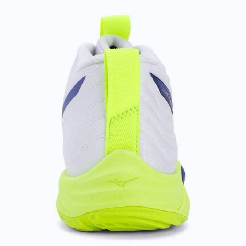 Обувки за волейбол Mizuno Wave Momentum Elite Mid white/lightning yellow/dazzling blue 6