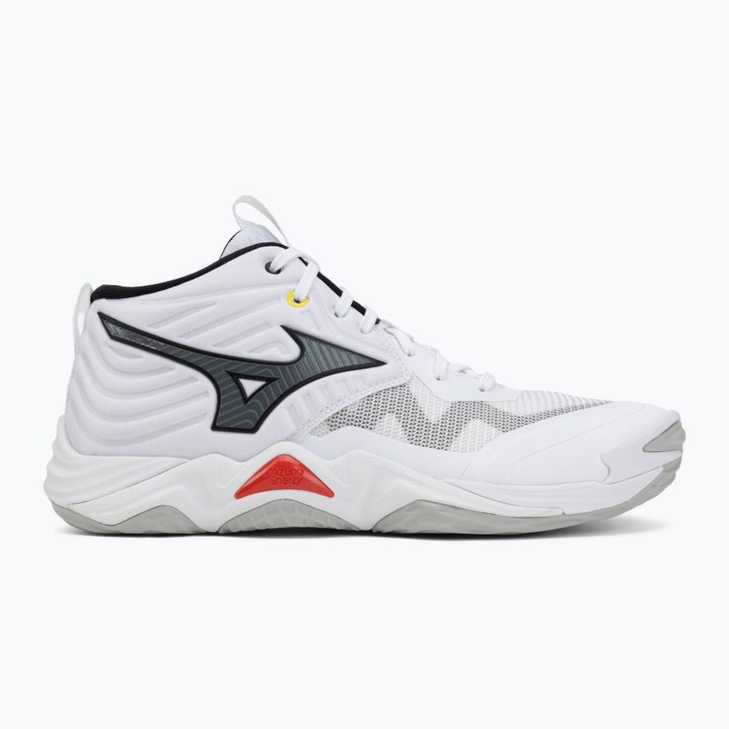 Обувки за волейбол Mizuno Wave Momentum Elite Mid white/black/fiery red 2