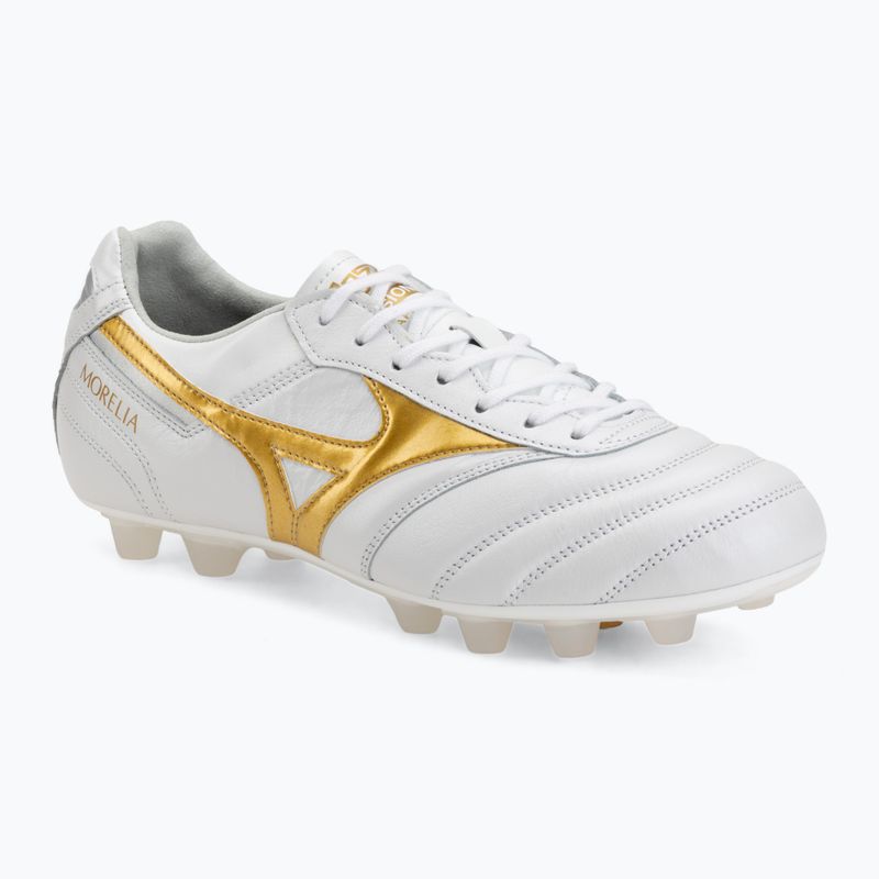 Футболни обувки Mizuno Morelia II Japan FG white/football gold/galaxy silver