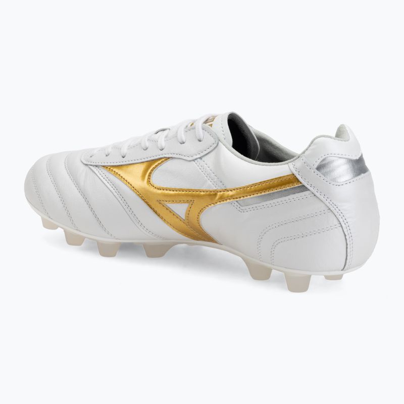 Футболни обувки Mizuno Morelia II Japan FG white/football gold/galaxy silver 3