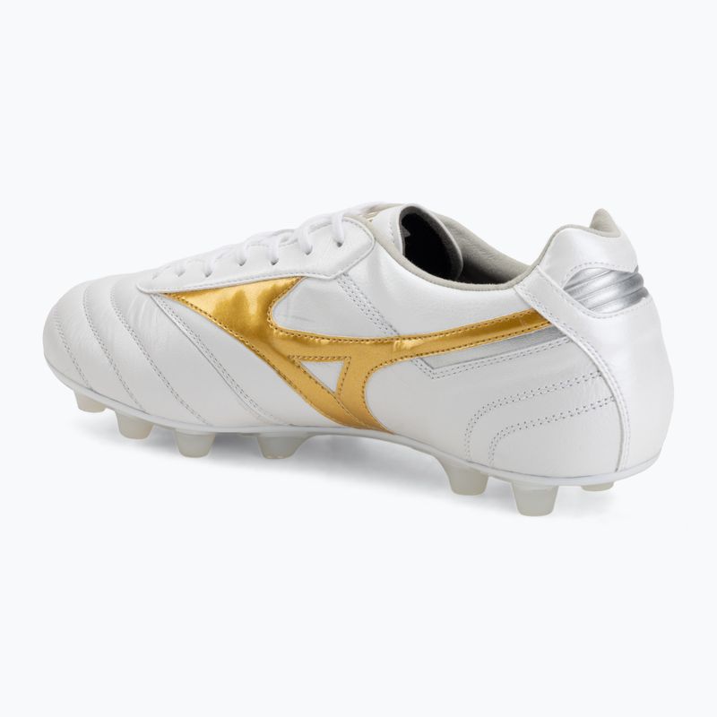 Футболни обувки Mizuno Morelia II Elite FG white/football gold/galaxy silver 3