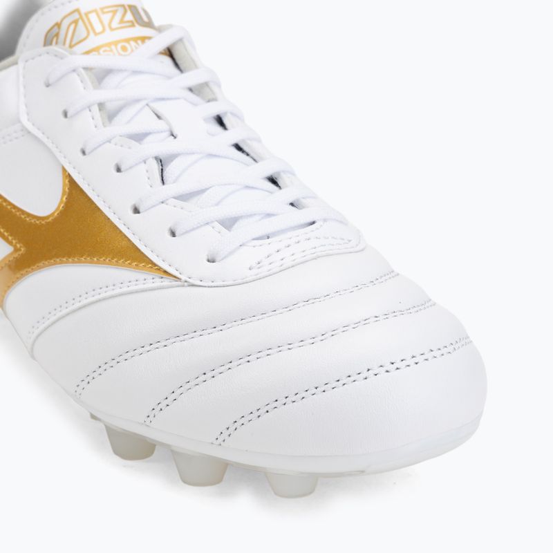 Футболни обувки Mizuno Morelia II Pro FG white/football gold/galaxy silver 7