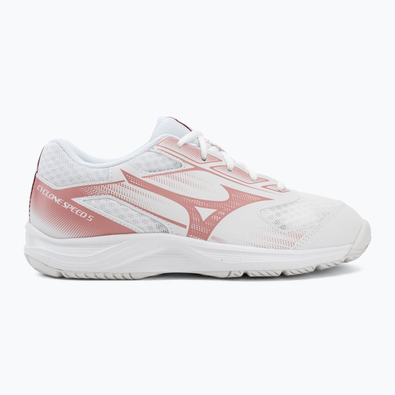 Дамски волейболни обувки Mizuno Cyclone Speed 5 white/rose elegance/lava falls 2