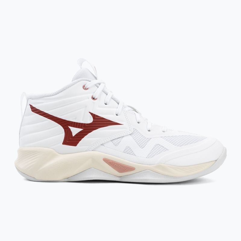 Дамски волейболни обувки Mizuno Wave Momentum Pro Mid white/rose elegance/lava falls 2