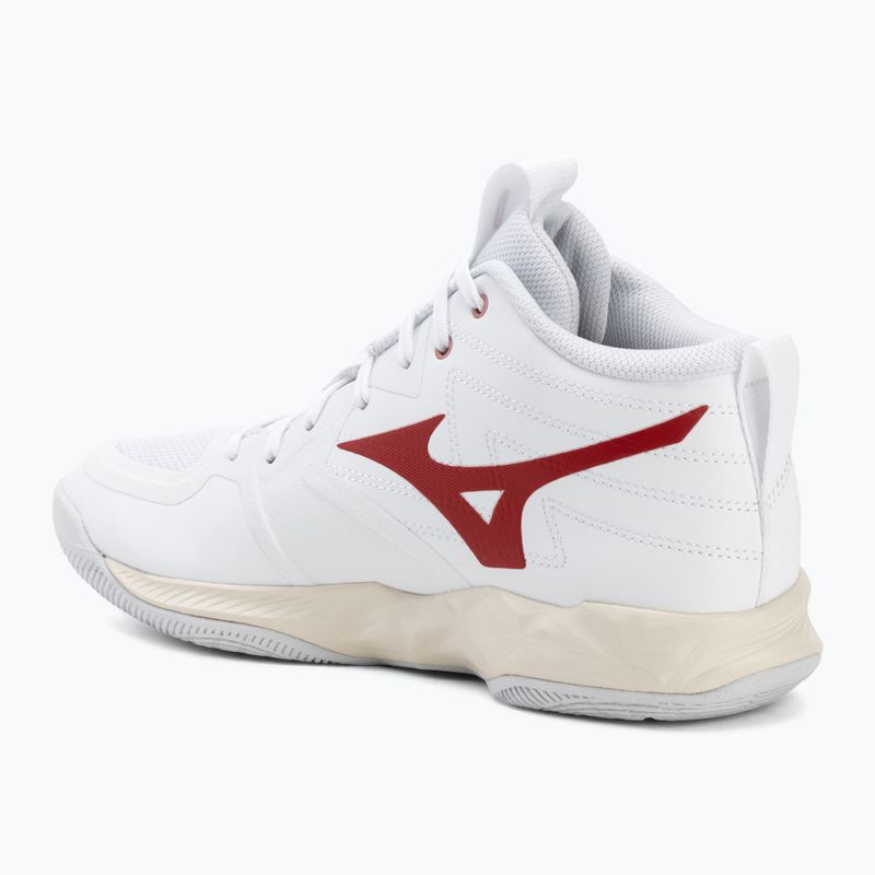 Дамски волейболни обувки Mizuno Wave Momentum Pro Mid white/rose elegance/lava falls 3