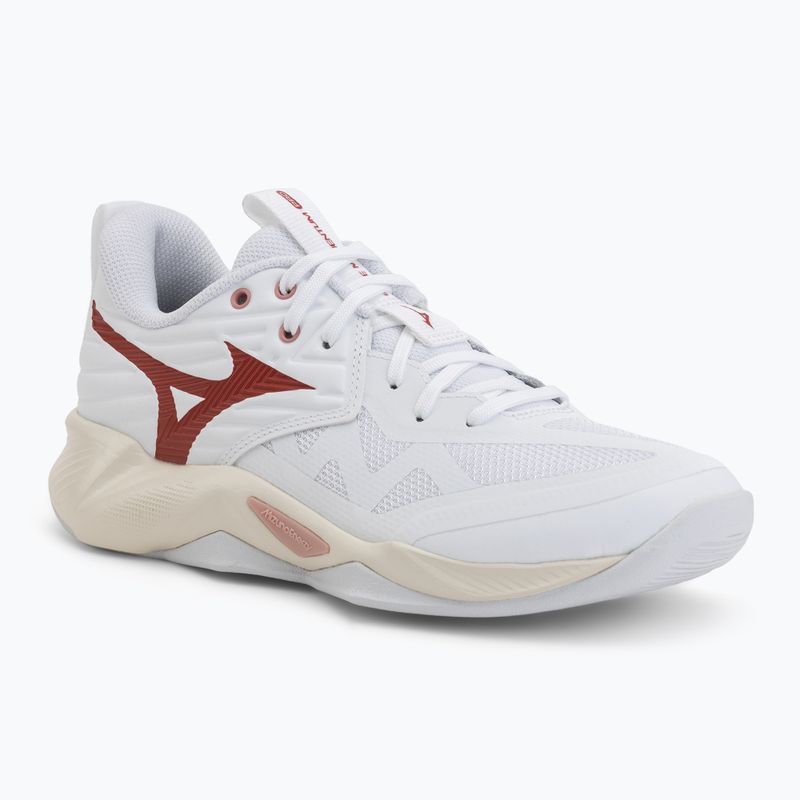 Дамски волейболни обувки Mizuno Wave Momentum Pro white/rose elegance/lava falls
