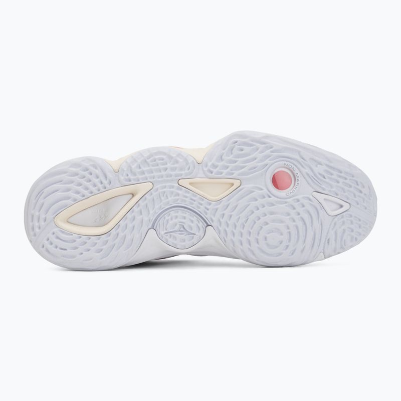 Дамски обувки за волейбол Mizuno Wave Momentum Elite Mid white/rose elegance/lava falls 4