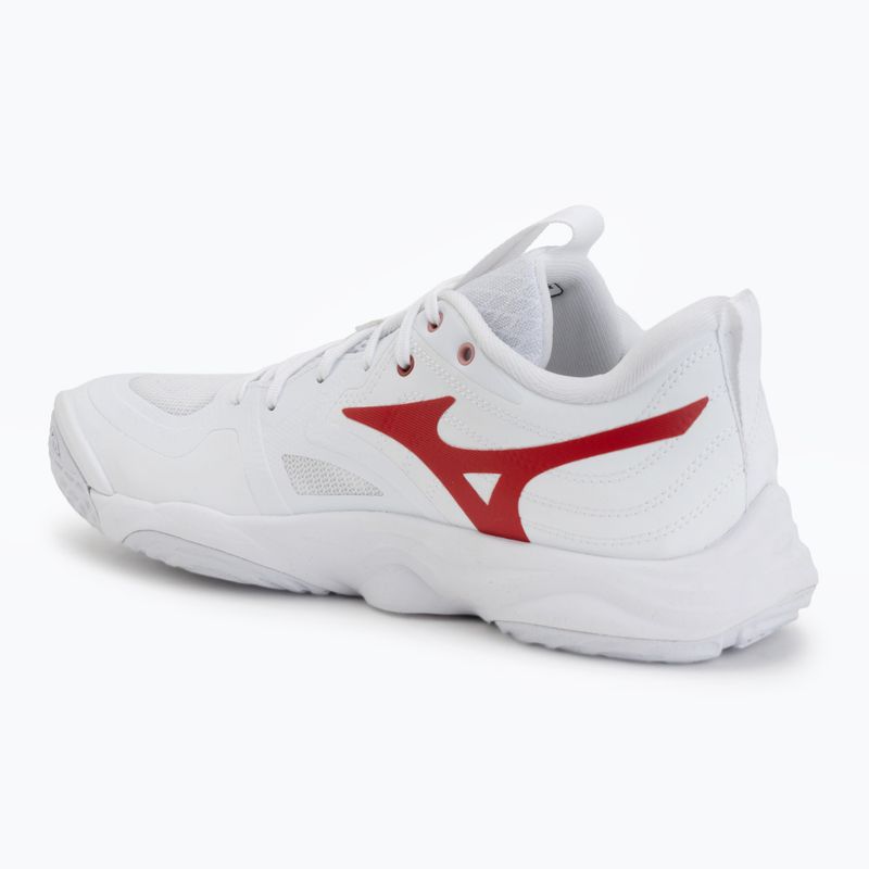 Дамски обувки за волейбол Mizuno Wave Momentum Elite white/rose elegance/lava falls 3