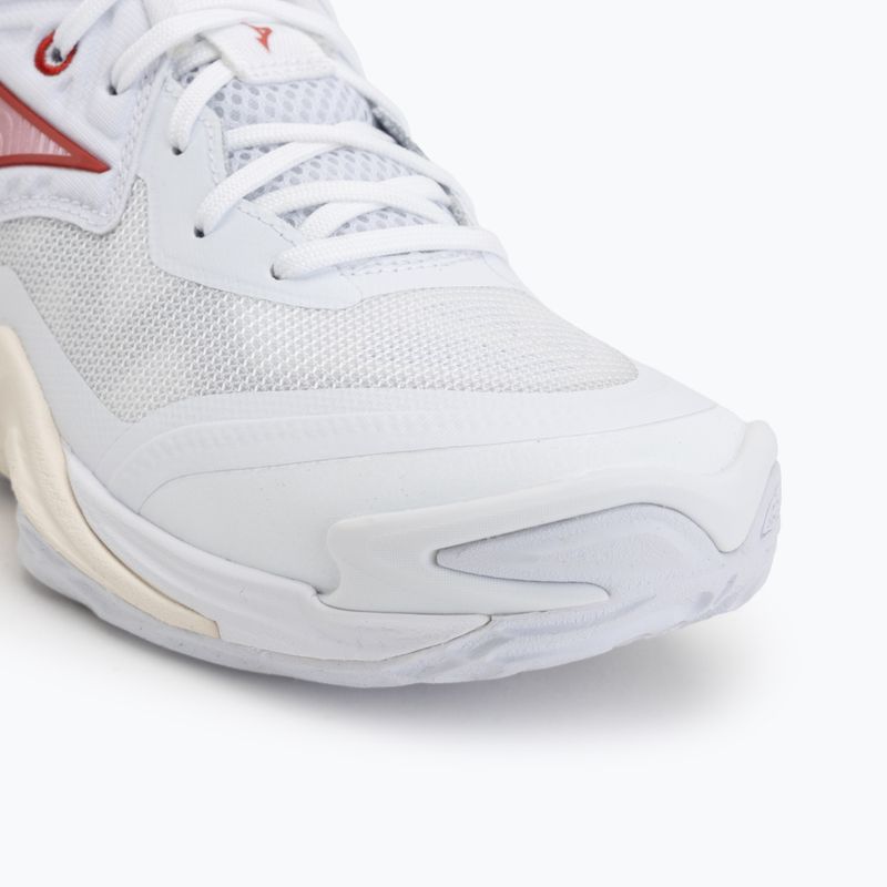Дамски обувки за волейбол Mizuno Wave Momentum Elite white/rose elegance/lava falls 7