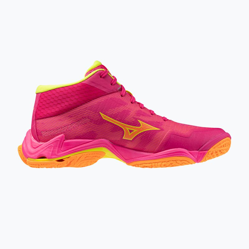 Обувки за волейбол Mizuno Wave Lightning Elite Mid pink tetra/fortune yellow/light 2