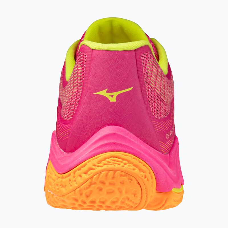 Обувки за волейбол Mizuno Wave Lightning Elite pink tetra/fortune yellow/ligh 3