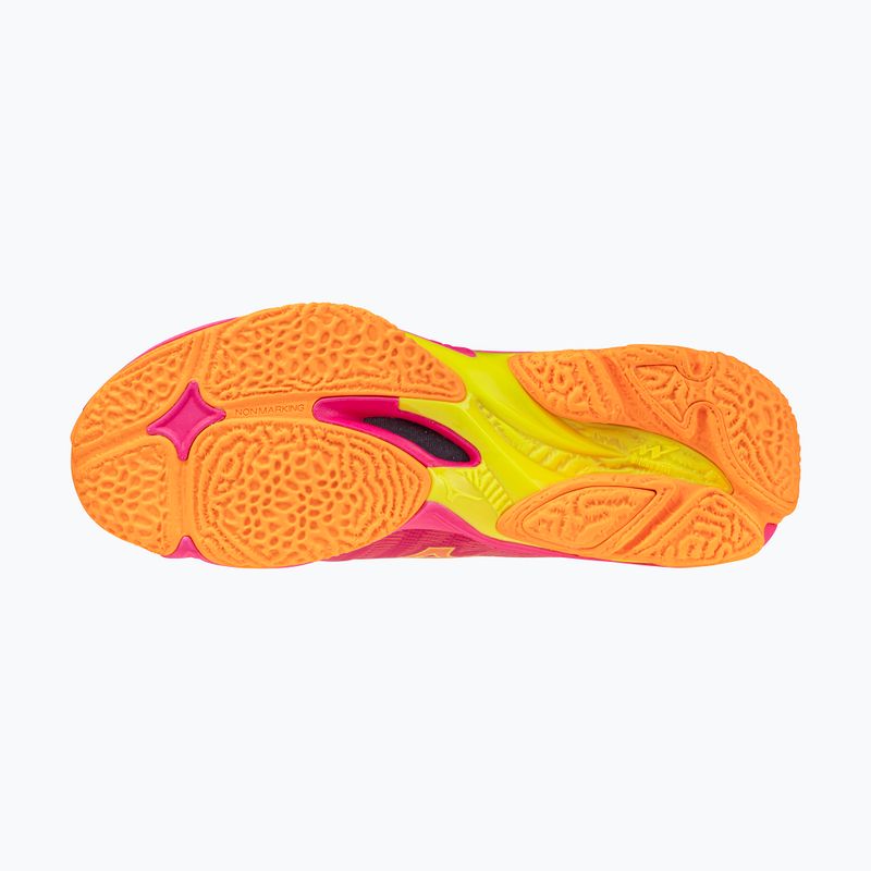 Обувки за волейбол Mizuno Wave Lightning Elite pink tetra/fortune yellow/ligh 4