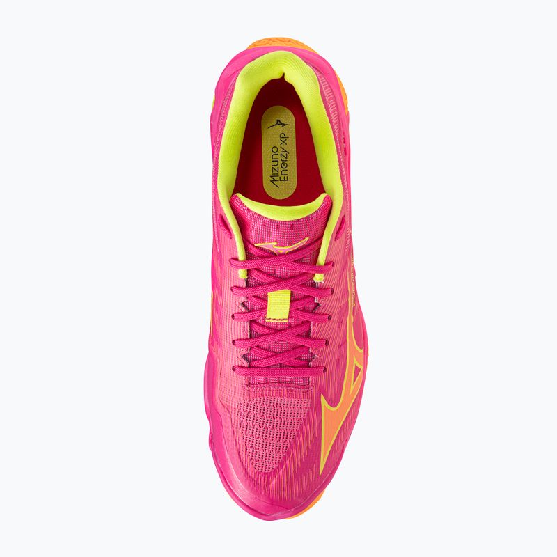 Обувки за волейбол Mizuno Wave Lightning Elite pink tetra/fortune yellow/ligh 5