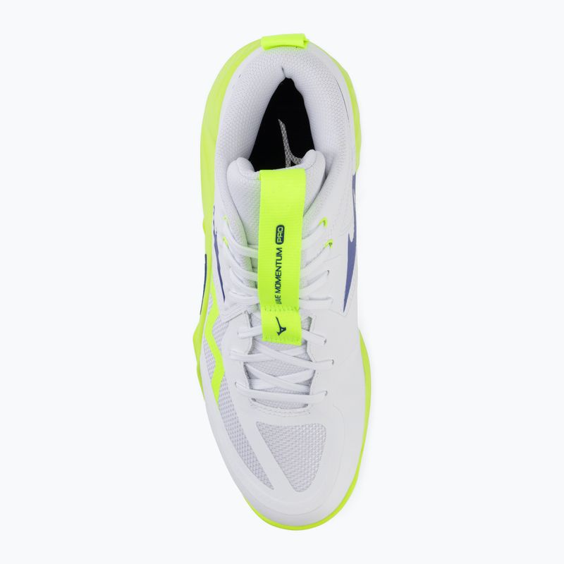 Волейболни обувки Mizuno Wave Momentum Pro Mid white/lightning yellow/dazzling blue 5
