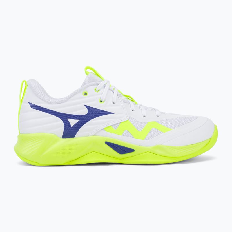 Волейболни обувки Mizuno Wave Momentum Pro white/lightning yellow/dazzling blue 2