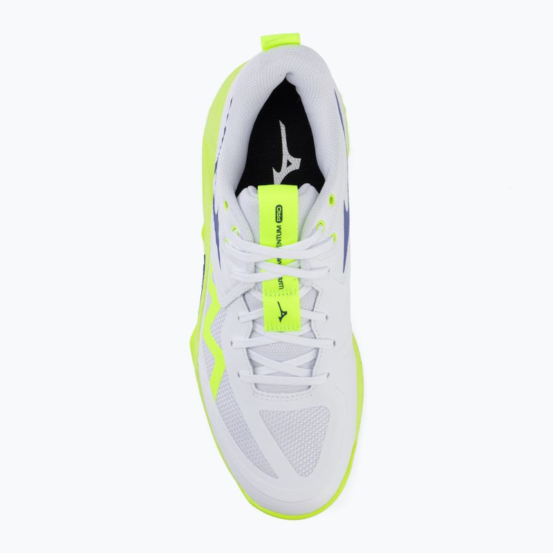 Волейболни обувки Mizuno Wave Momentum Pro white/lightning yellow/dazzling blue 5