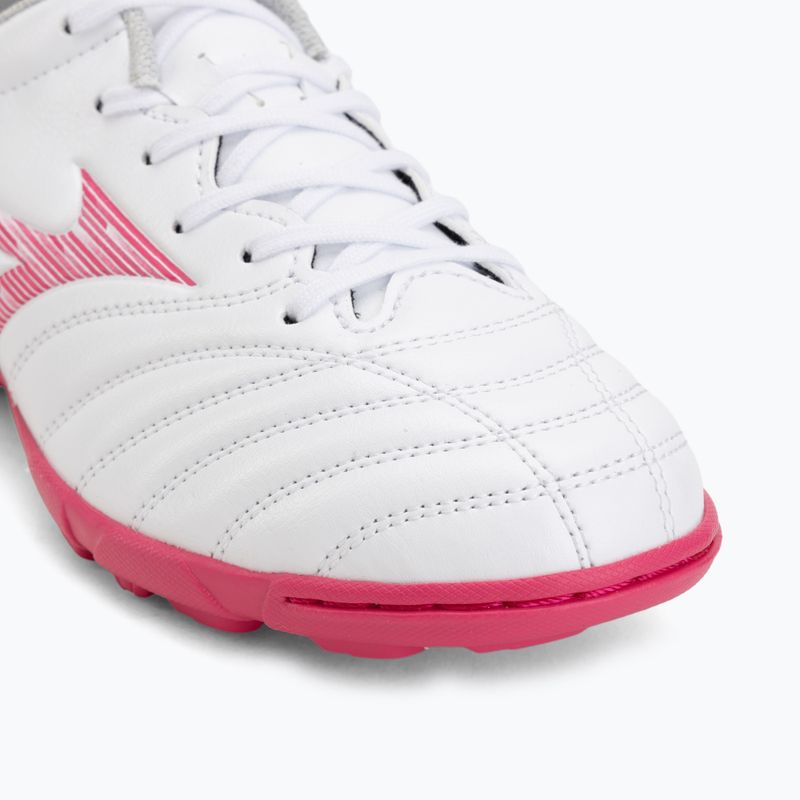 Детски футболни обувки Mizuno Monarcida Neo III Select Jr AS white/fuchsia purple 7
