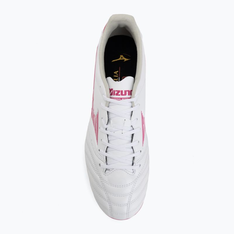 Футболни обувки Mizuno Morelia Neo IV Pro FG white/fuchsia purple/fuchsia purple 5