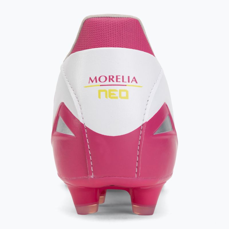Футболни обувки Mizuno Morelia Neo IV Pro FG white/fuchsia purple/fuchsia purple 6