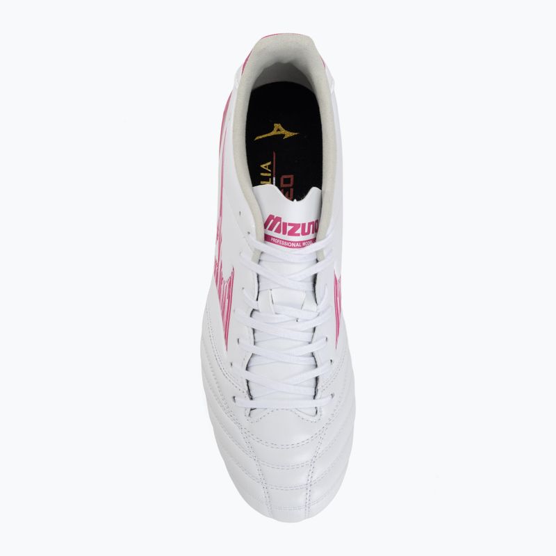 Футболни обувки Mizuno Morelia Neo IV Pro AG white/fuchsia purple/fuchsia purple 5