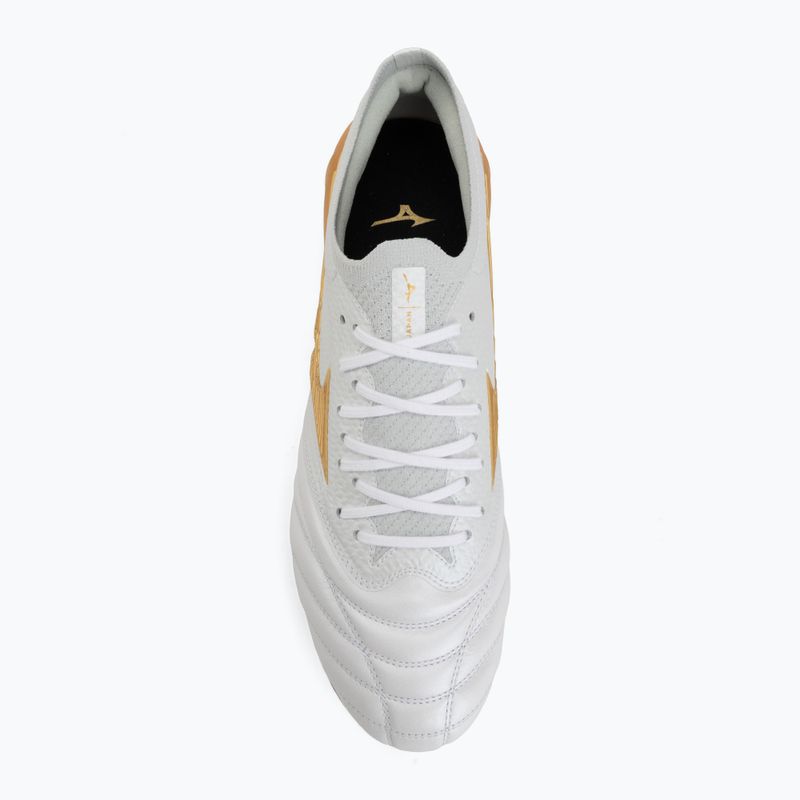 Футболни обувки Mizuno Morelia Neo IV Beta Japan FG white/mp gold/cool gray 3c 5