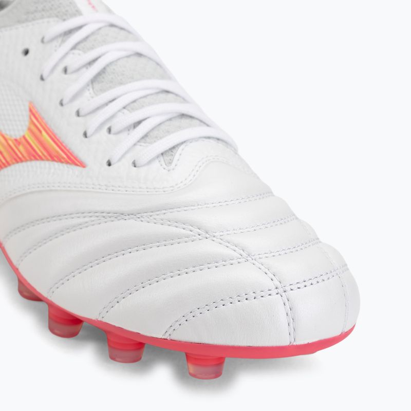 Футболни обувки Mizuno Morelia Neo IV Beta Japan FG white/pink tetra/fuchsia purple 7