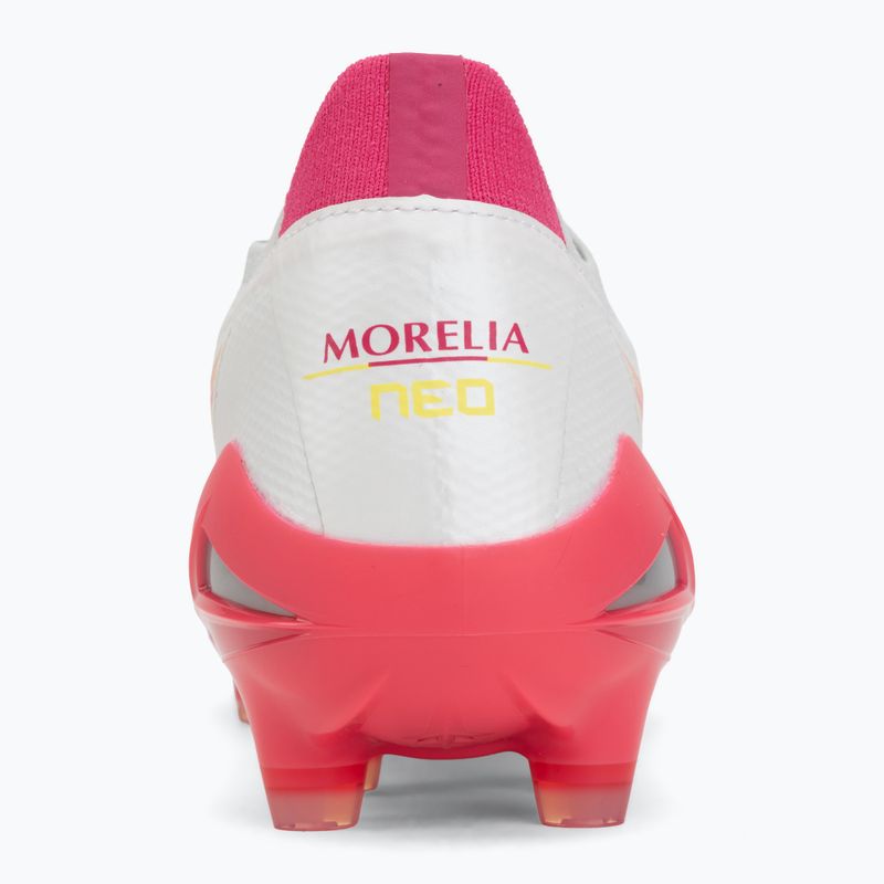 Футболни обувки Mizuno Morelia Neo IV Beta Elite FG white/pink tetra/fuchsia purple 6