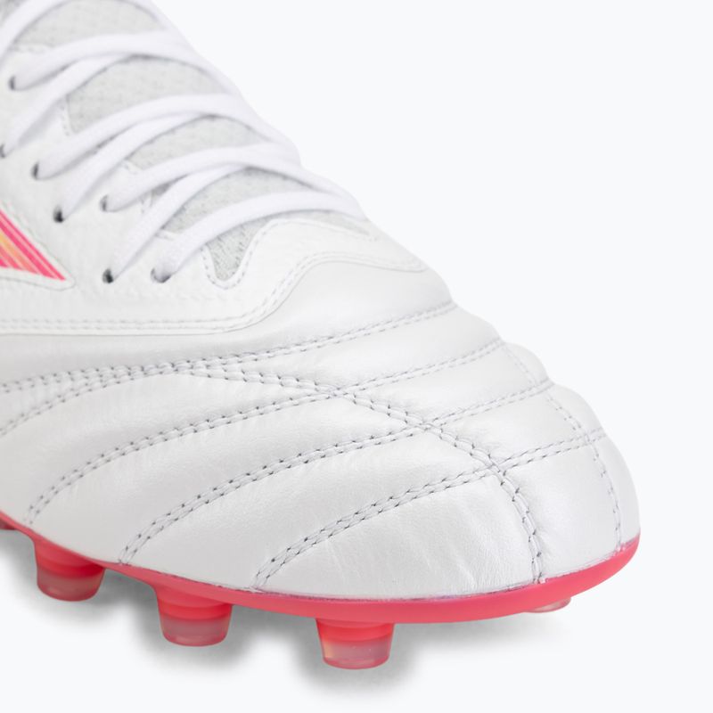 Футболни обувки Mizuno Morelia Neo IV Beta Elite FG white/pink tetra/fuchsia purple 7