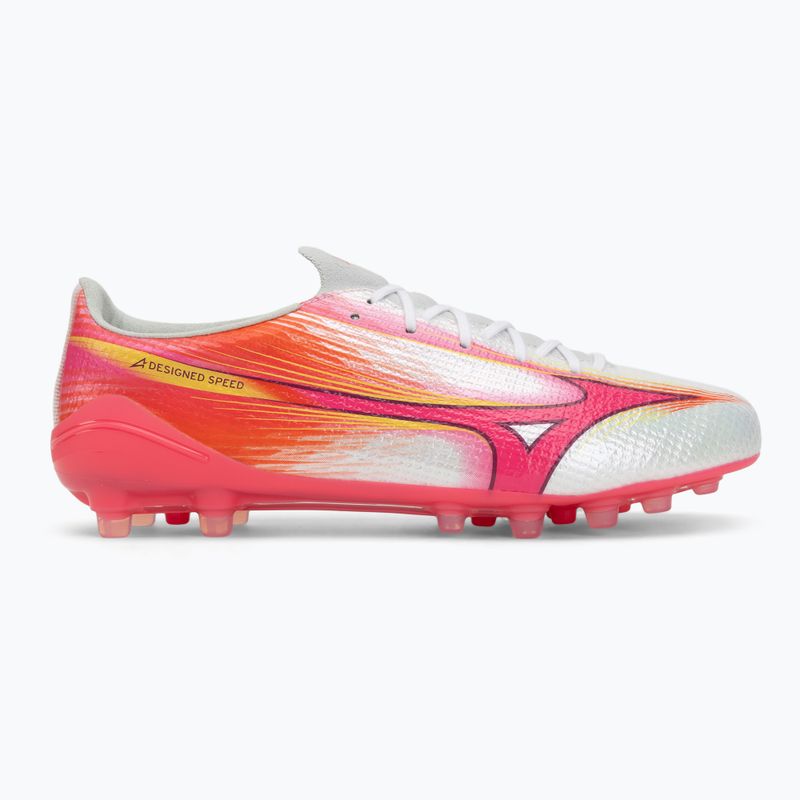 Футболни обувки Mizuno Alpha III Japan AG white/fuchsia purple 2